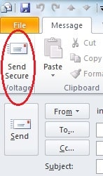 How to Send a Secure Email in Microsoft Outlook?